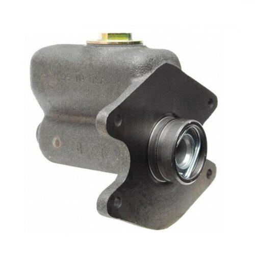 key dimensions and measurements of the new brake master cylinder, including bore and thread sizes.